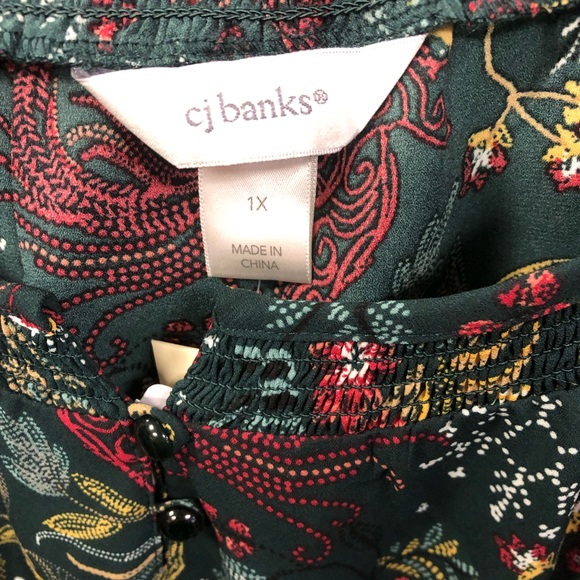 Cj banks long sleeve blouse - Picture 2 of 4